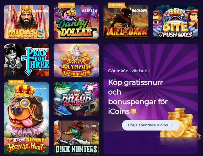 IWild Casino spel